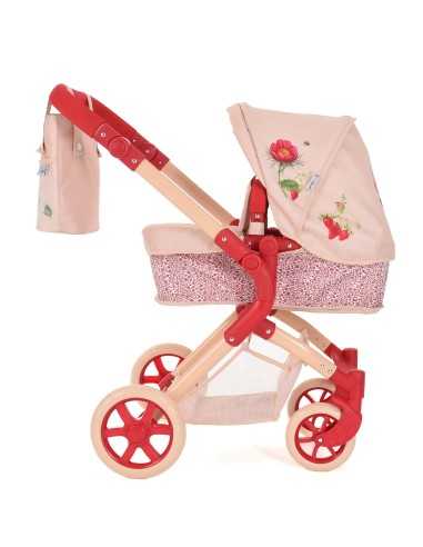 Roma RHS Single Dolls Pram-Flora...