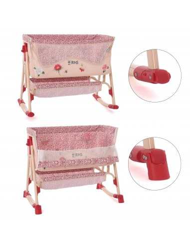 Roma RHS Bedside Crib-Flora Collection