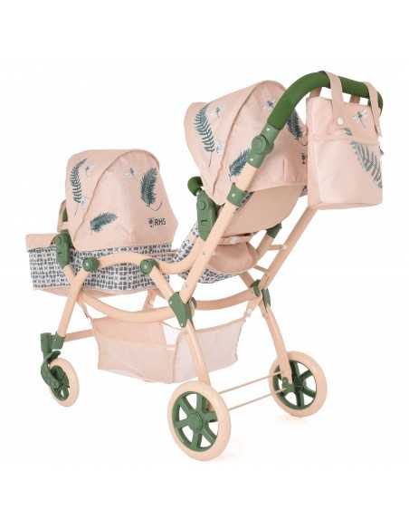 Roma RHS Twin Dolls Pram-Fern Collection Roma