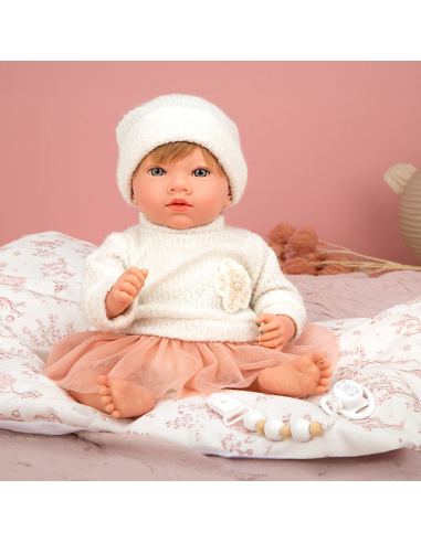 Arias Reborn 40 cm Julia Pink with... Arias Reborn 40 cm Julia Pink with...