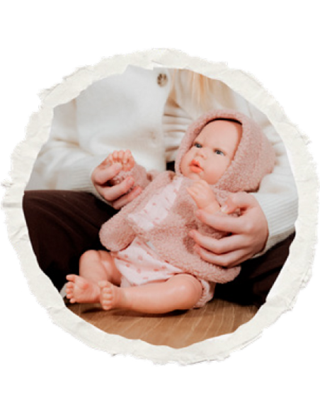 Arias Reborn 40 cm Luna Pink with Nest Blanket - 98214 Arias Toys