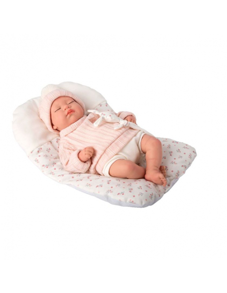 Arias Reborn 45 cm Daira (Closed Eyes) with Cushion and Doudou - 98190 Arias Toys