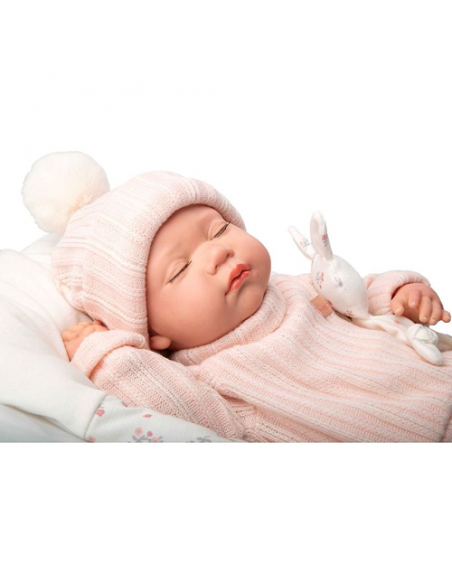 Arias Reborn 45 cm Daira (Closed Eyes) with Cushion and Doudou - 98190 Arias Toys