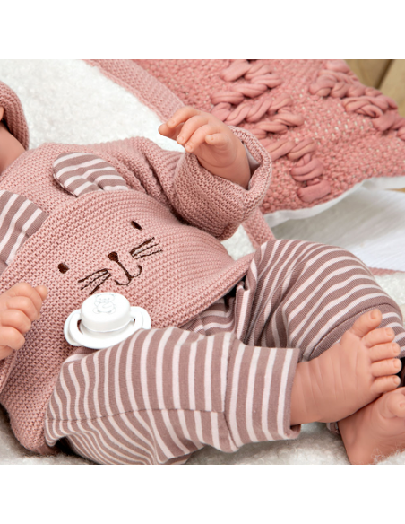 Arias Elegance 40 cm Andie Pink with Blanket (Weighted Doll) - 60802 Arias Toys