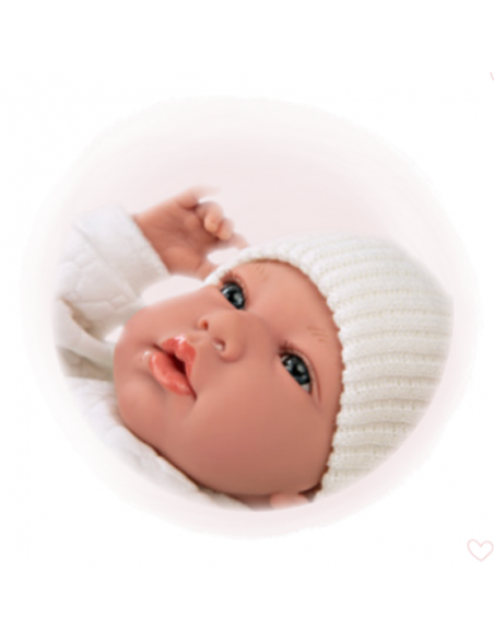 Arias Elegance Doll 40 cm Andie Pink with Sleeping Bag (Weighted Doll) - 60821 Arias Toys