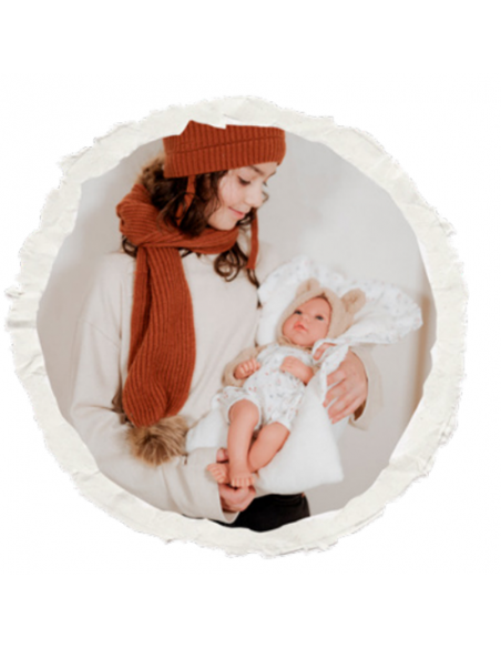 Arias Elegance 40 cm Andie Beige with Cushion (Weighted Doll) - 60971 Arias Toys