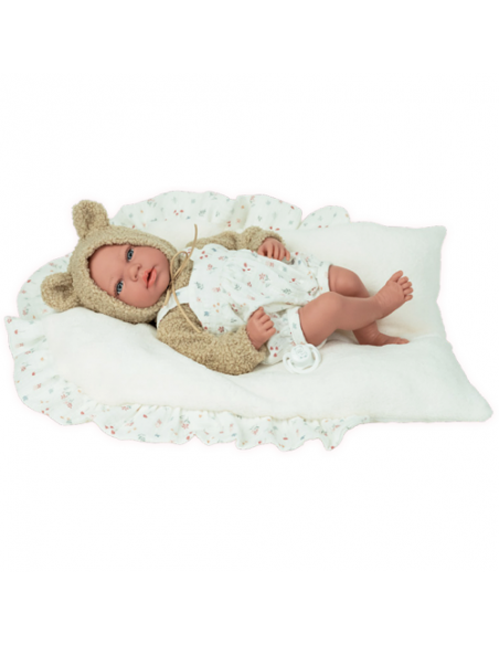 Arias Elegance 40 cm Andie Beige with Cushion (Weighted Doll) - 60971 Arias Toys