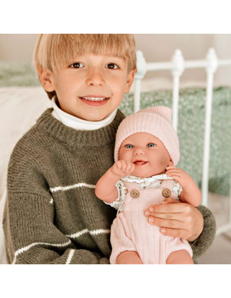 Arias Elegance 42 cm Zoe Pink with Cushion (Vinyl Body, Girl) – 65373 Arias Toys