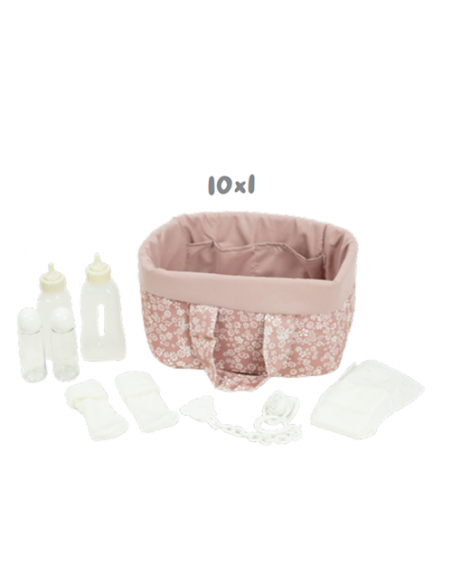 Arias Elegance Pink Basket with Accessories 10-in-1 – 6362 Arias Toys