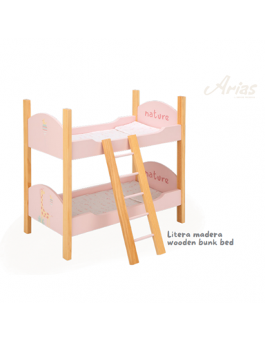 Arias Nature Bunk Bed with Ladder –...