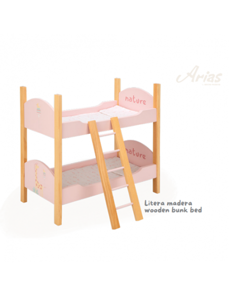 Arias Nature Bunk Bed with Ladder – 21582 Arias Toys