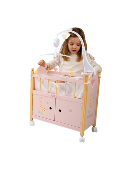 Arias Nature Cot / Wardrobe with Carousel – 21586 Arias Toys