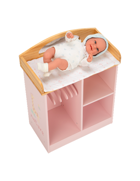 Arias Nature Coat Rack / Changing Table (with 5 Hangers) – 21587 Arias Toys