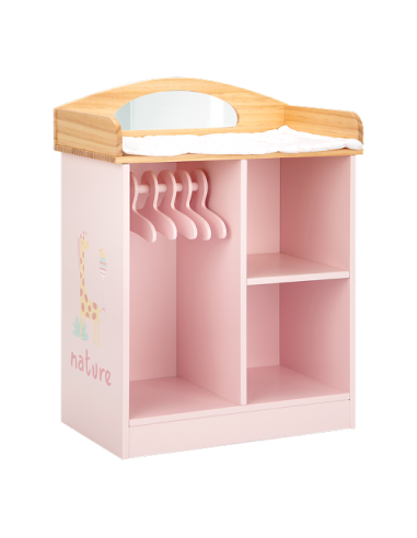 Arias Nature Coat Rack / Changing Table (with 5 Hangers) – 21587