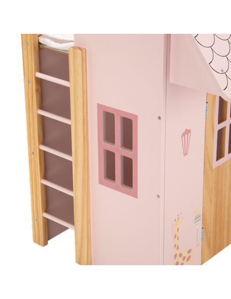 Arias Nature Wooden Bed / Wardrobe House (with 3 Hangers) – 21589 Arias Toys