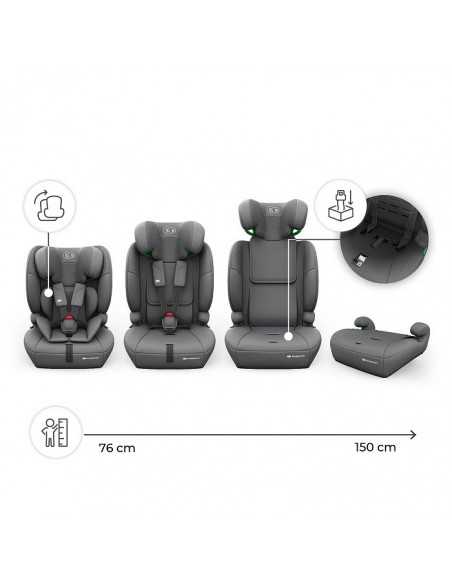 Kinderkraft car seat COMFORT UP 2 PLUS i Size-Gray kinderkraft