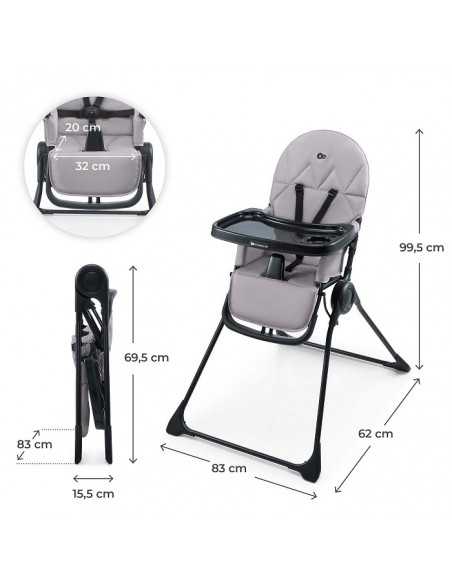 copy of Kinderkraft High Chair BINCI-Grey kinderkraft