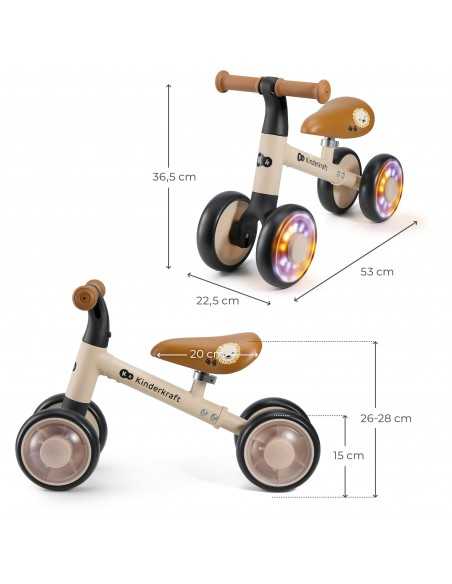 Kinderkraft Balance Bike CUTIE FLASH-Beige kinderkraft