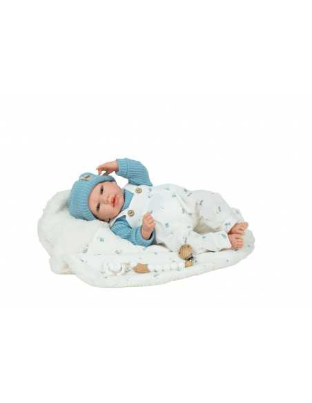 Arias Reborn Doll 40 cm Cairo Blue with Blanket - 98226 Arias Toys