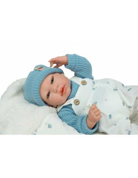 Arias Reborn Doll 40 cm Cairo Blue with Blanket - 98226 Arias Toys