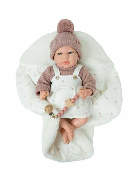 Arias Reborn Doll 40 cm Yara Pink with Blanket - 98225 Arias Toys