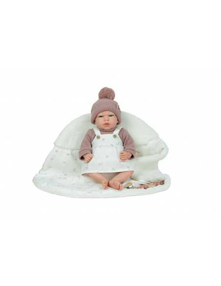 Arias Reborn Doll 40 cm Yara Pink with Blanket - 98225 Arias Toys