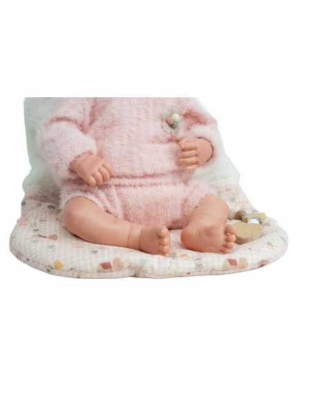 Arias Reborn Doll 45 cm Kira Pink with Sleeping Bag - 98223 Arias Toys