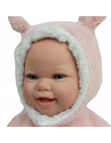 Arias Reborn Doll 45 cm Kira Pink with Sleeping Bag - 98223 Arias Toys