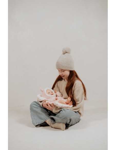 Arias Reborn Doll 45 cm Kira Pink with Sleeping Bag - 98223 Arias Toys