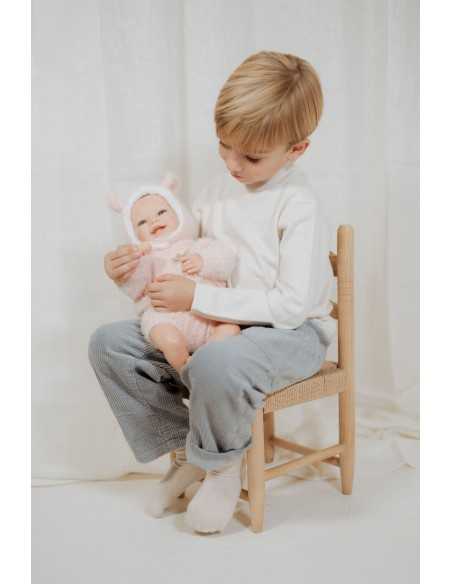 Arias Reborn Doll 45 cm Kira Pink with Sleeping Bag - 98223 Arias Toys