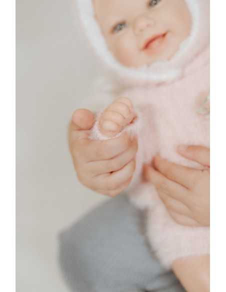 Arias Reborn Doll 45 cm Kira Pink with Sleeping Bag - 98223 Arias Toys