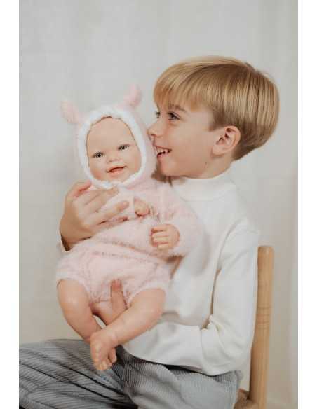 Arias Reborn Doll 45 cm Kira Pink with Sleeping Bag - 98223 Arias Toys