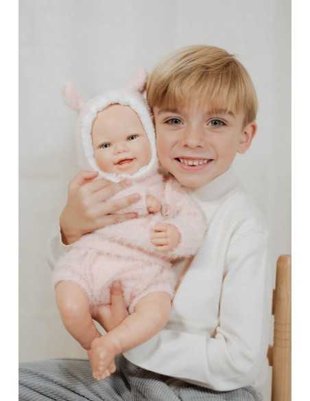 Arias Reborn Doll 45 cm Kira Pink with Sleeping Bag - 98223 Arias Toys