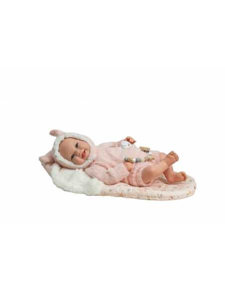 Arias Reborn Doll 45 cm Kira Pink with Sleeping Bag - 98223 Arias Toys