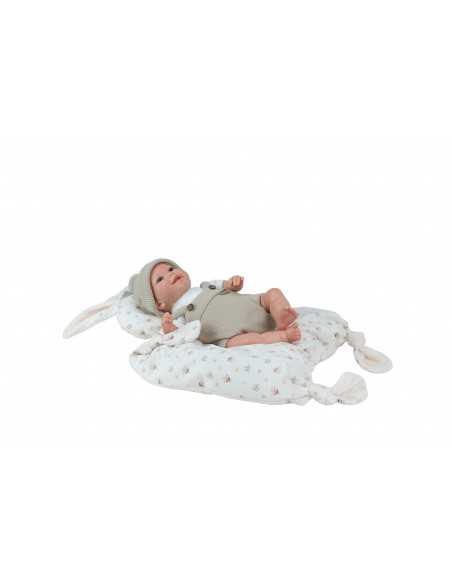 Arias Reborn Doll 35 cm Mateo Beige with Cushion – 98212 Arias Toys