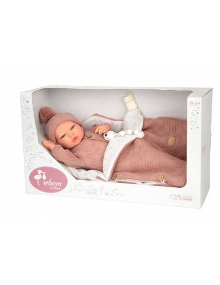Arias Reborn Doll 40 cm Elba Pink with Sleeping Bag - 98180 Arias Toys