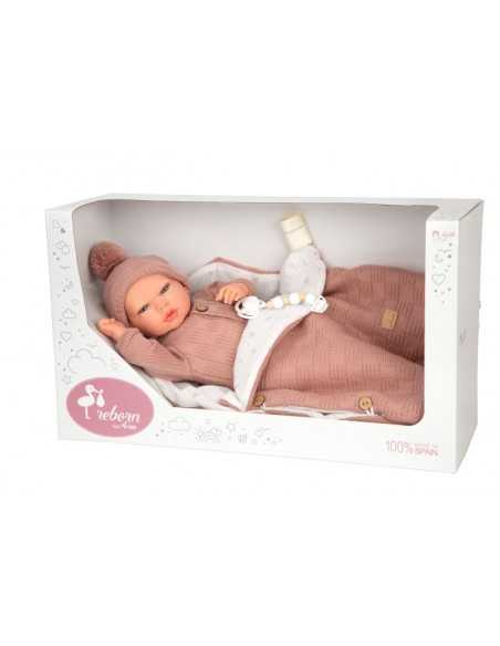 Arias Reborn Doll 40 cm Elba Pink with Sleeping Bag - 98180 Arias Toys