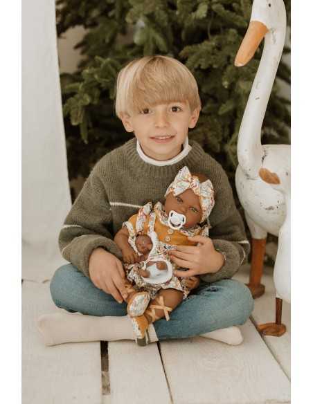 Arias Elegance Doll 45 cm Mies Mulatto Y Aran Mustard – 65370 Arias Toys