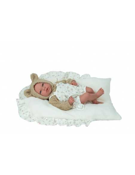 Arias Elegance Doll 40 cm Andie Beige with Cushion (Weighted Doll) - 60971 Arias Toys