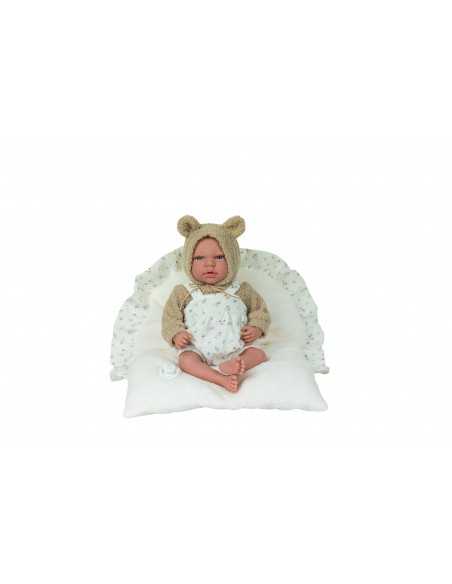 Arias Elegance Doll 40 cm Andie Beige with Cushion (Weighted Doll) - 60971 Arias Toys