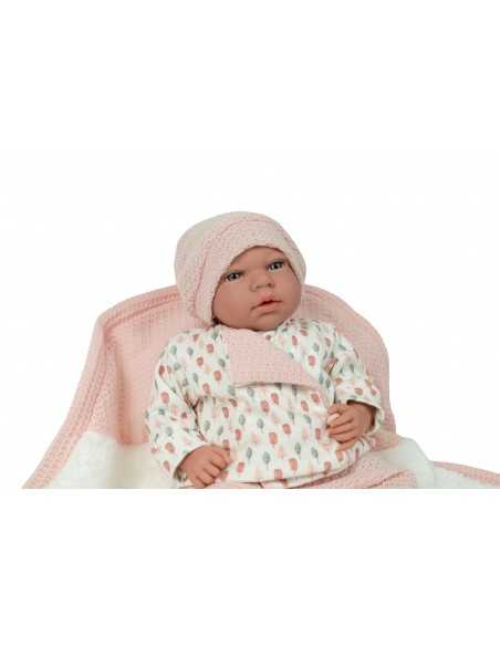Arias Elegance Doll 40 cm Andie Pink with Blanket (Weighted Doll) - 60970 Arias Toys