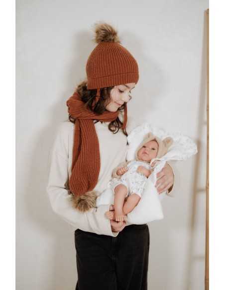 Arias Elegance Doll 40 cm Andie Beige with Cushion (Weighted Doll) - 60971 Arias Toys