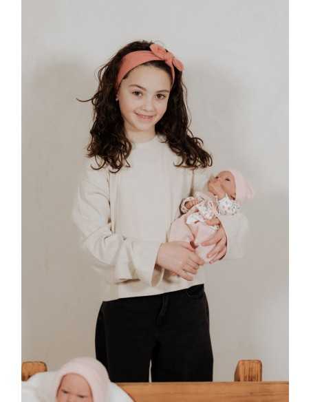 Arias Elegance Doll 40 cm Andie Pink with Blanket (Weighted Doll) - 60970 Arias Toys