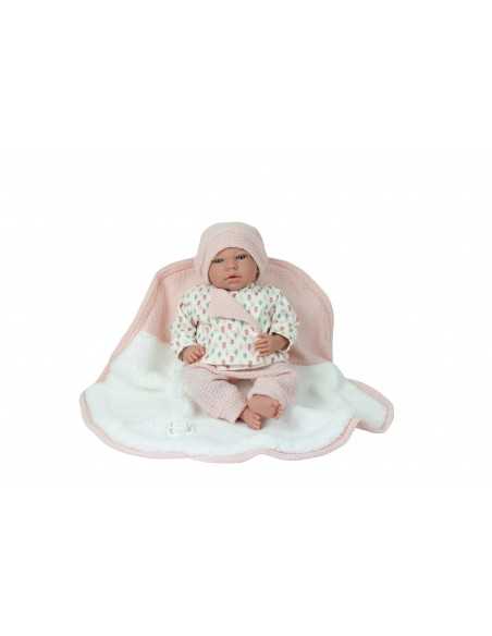Arias Elegance Doll 40 cm Andie Pink with Blanket (Weighted Doll) - 60970 Arias Toys