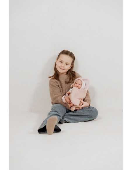 Arias Elegance Doll 35 cm Babyto Pink with Blanket (Weighted Doll) - 60968 Arias Toys