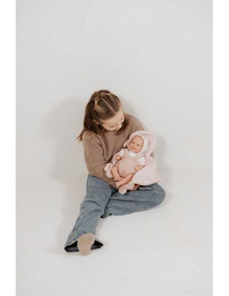 Arias Elegance Doll 35 cm Babyto Pink with Blanket (Weighted Doll) - 60968 Arias Toys