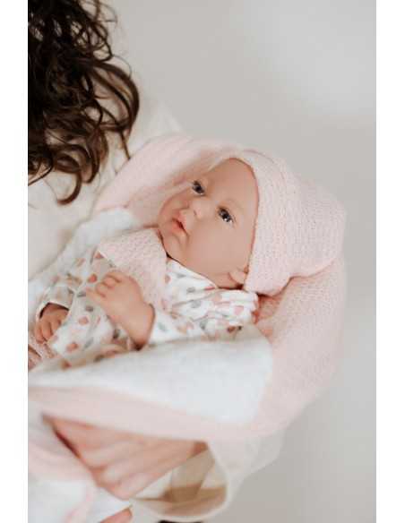 Arias Elegance Doll 40 cm Andie Pink with Blanket (Weighted Doll) - 60970 Arias Toys