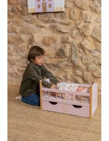 Arias Nature Doll Bed with Drawer –... Arias Nature Doll Bed with Drawer –...