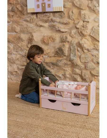 Arias Nature Doll Bed with Drawer – 21584 Arias Toys