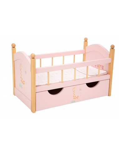 Arias Nature Doll Bed with Drawer –... Arias Nature Doll Bed with Drawer –...